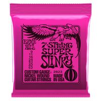 Ernie Ball Super Slinky 7-String 09-52  Nickel Wound Electric Guitar