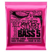 Ernie Ball 2824 Super Slinky 5-String Bass Strings 40-125
