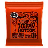 Ernie Ball 3215 Skinny Top Heavy Bottom 10-52 Electric Strings - 3 Pack