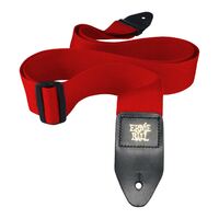 Ernie Ball Red Polypro Guitar Strap