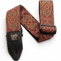 Ernie Ball 4162 Crimson Paisley Jacquard Strap Polypro Guitar Strap