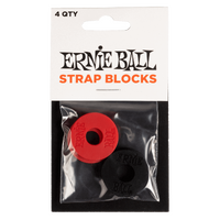 Ernie Ball 4603 Strap Blocks - Red/Black