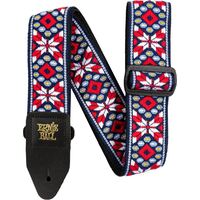 Ernie Ball 4639 Jacquard Strap Taos Fire Red