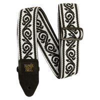 Ernie Ball Classic Jacquard Guitar/Bass Strap - Black Vine