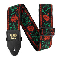 Ernie Ball P05361 Jacquard Guitar Strap - Western Rose