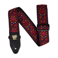 Ernie Ball P05369 Jacquard Guitar/Bass Strap - Crimson Royal Bloom