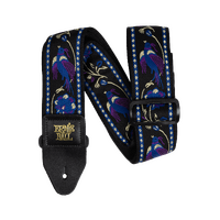 Ernie Ball P05371 Jacquard Guitar/Bass Strap - Purple Pleasant Pheasant