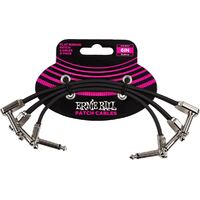 Ernie Ball 6" Flat Ribbon Patch Cables - 3 Pack