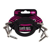 Ernie Ball 12" Flat Ribbon Patch Cables - 3 Pack