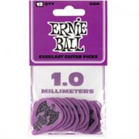 Ernie Ball 9193 Everlast Derlin Picks 12-Pack Purple 1.0mm