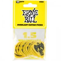 Ernie Ball 9195 Everlast Derlin Picks 12-Pack Yellow 1.5mm