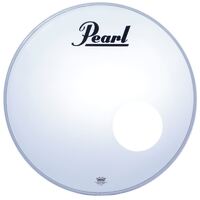 Pearl 22" Powerstroke Drum Head w/ Logo & hole