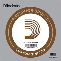 D'Addario PB032 Phosphor Bronze Wound Acoustic Guitar Single String