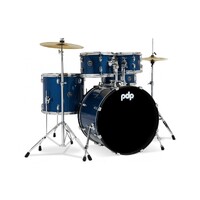 PDP Centre Stage 5-Piece Drum kit w/ Hardware and Cymbals - Royal Blue Sparkle