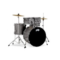 PDP Centre Stage 5-Piece Drum kit w/ Hardware and Cymbals - Silver Sparkle