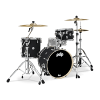 PDP Concept Maple Bop Kit Shell Pack - Satin Black