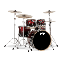 PDP Concept Maple Series 5-Piece Shell Pack Red To Black Fade