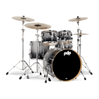 PDP Concept Maple 22" 5-Piece Shell Pack Silver To Black Fade