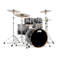 PDP Concept Maple Series 5-Piece Shell Pack Silver To Black Fade