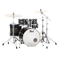 Pearl Decade Maple 5 Piece 22" Fusion Plus Drum Kit - Satin Black Burst Finish