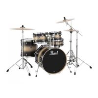 Pearl Export EXL 22" Fusion Plus Drum Kit Nightshade Lacquer