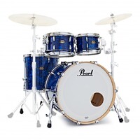 Pearl Masters Maple/Gum 4-piece Shell Pack w/R2 L-Rod - Blue Abalone