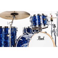 Pearl Masters Maple/Gum 4-piece Shell Pack w/R2 L-Rod - Blue Abalone