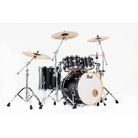 Pearl Professional PMX 22″ 4-Piece Shell Pack – Matte Caviar Black