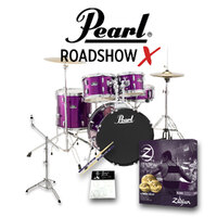 Pearl Roadshow-x 20" Fusion Drum Kit Pack Pink Metallic
