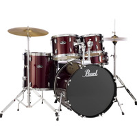 Pearl Roadshow-x 22" Fusion Plus Drum Kit Pack Wine Red