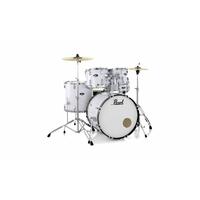 Pearl Roadshow 22" Fusion Plus Drum Kit w/ Cymbals And Hardware - Pure White