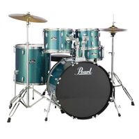 Pearl Roadshow 22" Fusion Plus Drum Kit w/ Cymbals And Hardware - Aqua Blue