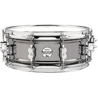 PDP Concept Black Nickel Over Steel Snare Drum 5.5" X 14"