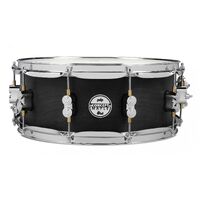 PDP Concept Maple 5.5 Inch x 14 Inch Snare - Black Wax With Chrome HW