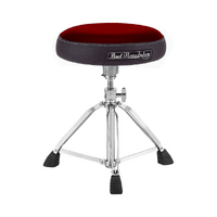 Pearl D1500/R 15" Drum Throne with Red Cushion Top