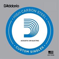 D'Addario PL010 Single Plain Steel