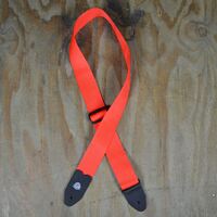 Red Webbing Guitar Strap - POLY-RED