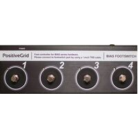 BIAS 4 button wired footswitch for changing patches on BIAS head, rack, mini and mini bass.