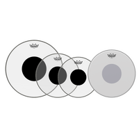 Remo Pro Pack Controlled Sound Clear Rock Pack (12″ 13″ 16″ & Free 14″ CS)