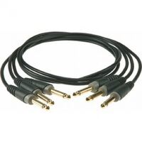 Klotz PP-JJ0060 Guitar Patch Cable Guitar 60cm - Straight 3 Pack