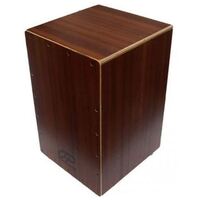 Opus Percussion Wooden Cajon in Sapele with Deluxe Carry Bag