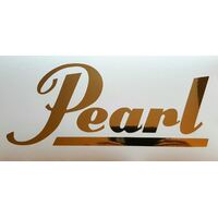 Pearl Logo Sticker - Gold
