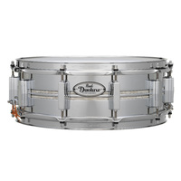 Pearl Duoluxe 14"x5" Snare Chrome/Brass w/Nicotine White Marine Pearl Inlay