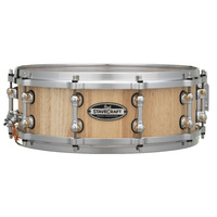 Pearl StaveCraft 14"x5" Thai Oak Snare Drum, Hand-Rubbed Natural