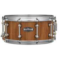 Pearl StaveCraft 14"x6.5" Makha Snare Drum, Hand-Rubbed Natural