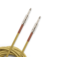 D'Addario PW-BG-20TW Braided Instrument Cable - Tweed - 20ft