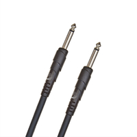 D'Addario PW-CSPK-05 Classic Series 1/4 inch TS to 1/4 inch TS Speaker Cables - 5ft