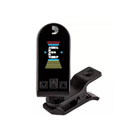 D'Addario PW-CT-24 Equinox USB Rechargeable Clip-on Tuner - Black
