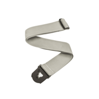D'Addario PWSPL205 Planet Lock Poly Pro Guitar Strap - Silver