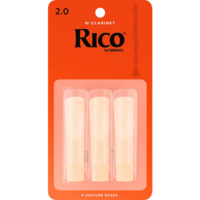 Rico RCA0320 Clarinet Reeds 2.0 - 3 Pack